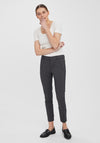 Vero Moda Tapered Ankle Length Trousers, Asphalt