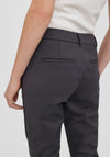 Vero Moda Tapered Ankle Length Trousers, Asphalt