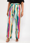 Vero Moda Tanya Print Trousers, Everglade