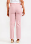 Via Veneto Sarah Tailored Slim Trousers, Blush