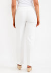 Via Veneto Sarah Tailored Slim Trousers, Cream