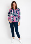 Via Veneto Jacket & Top Twinset, Navy & Pink