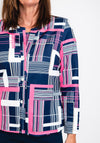 Via Veneto Jacket & Top Twinset, Navy & Pink
