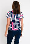 Via Veneto Jacket & Top Twinset, Navy & Pink