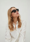 Vila Bella Cat Eye Sunglasses, Black