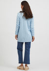 Vila Soft Knit Open Cardigan, Kentucky Blue