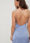 Vila Deep Back Slip Maxi Dress, Blue