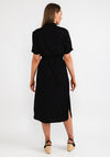 Vila Elaine Midi Shirt Dress, Black