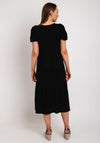 Vila Corina Midi Smock Dress, Black