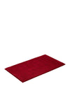 Vossen Large Cotton Bath Mat, Ruby Red