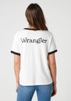 Wrangler Retro Relaxed Ringer T-Shirt, Faded Black