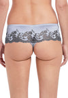 Wacoal Lace Affair Tanga Briefs, Blue & Grey
