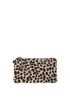 Zen Collection Faux Leopard Print Wristlet Bag, Leopard