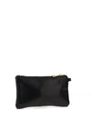 Zen Collection Faux Snakeskin Print Wristlet Bag, Taupe