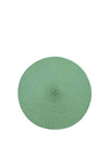 Walton & Co Circular Ribbed Placemat, Sage Green