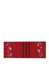 Walton & Co Embroidered Robins Table Runner, Red
