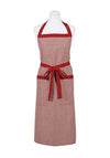 Walton & Co Check Apron, Red
