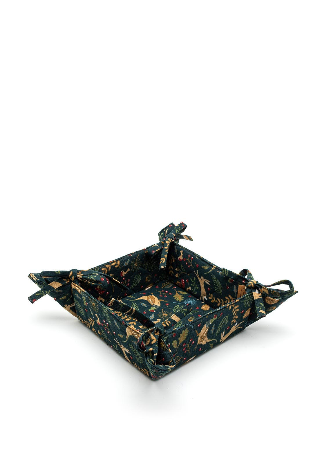 Walton & Co Enchanted Forest Bread Basket, Green