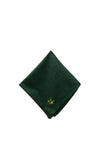 Walton & Co Embroidered Holly Berry Napkins Set of 2, Green