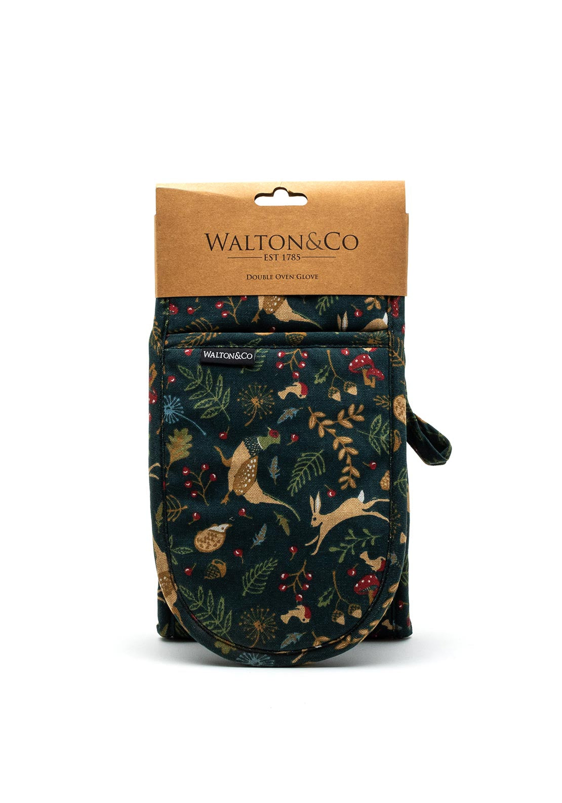 Walton & Co Enchanted Forest Double Oven Glove, Green
