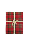 Walton & Co Festive Tartan Tablecloth, Red
