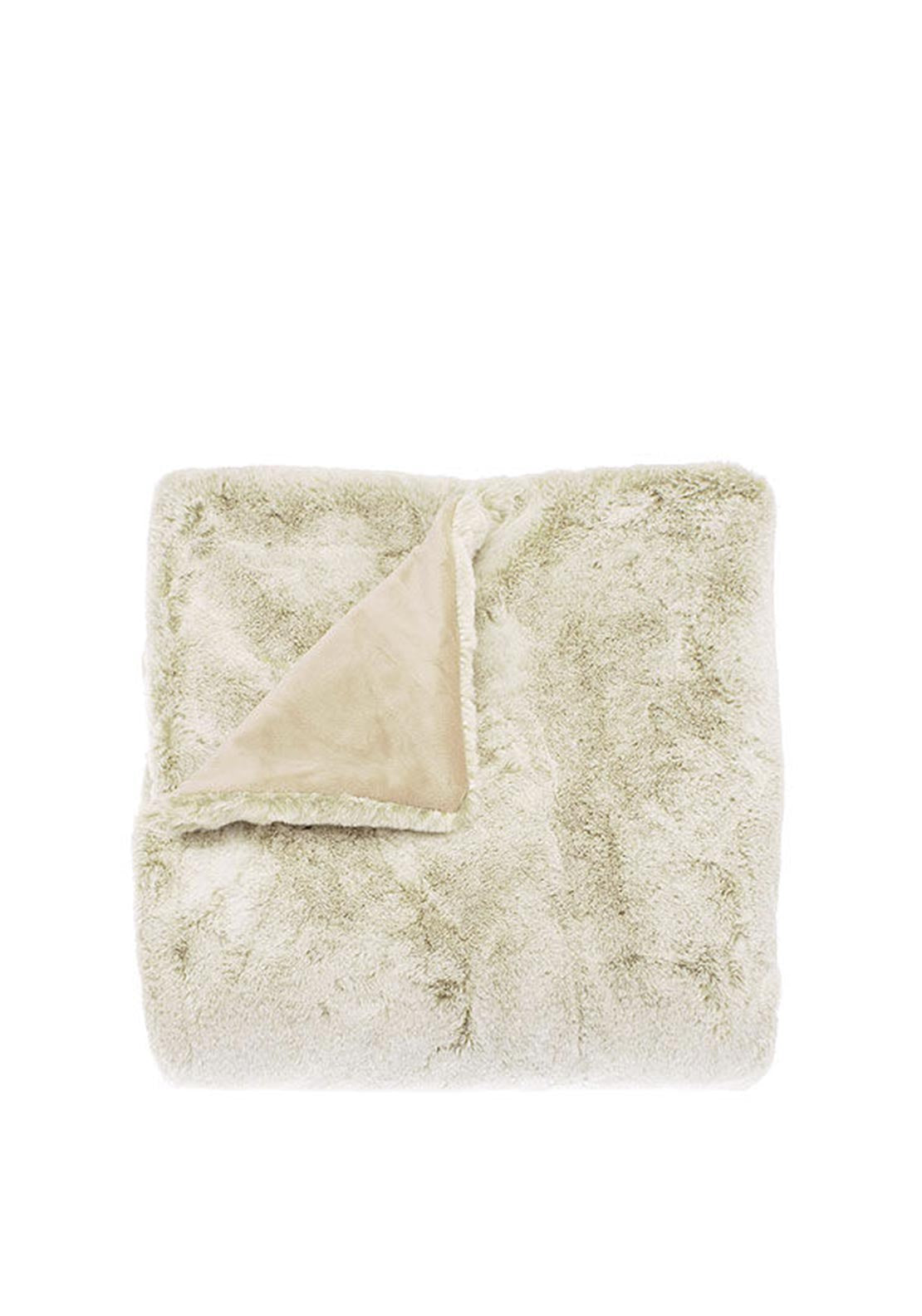 Walton & Co Faux Fur Throw, Caramel