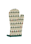 Walton & Co Christmas Tree Oven Glove, Gold Multi
