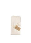 Walton & Co County Pure Linen Set of 2 Napkins, Porcelain
