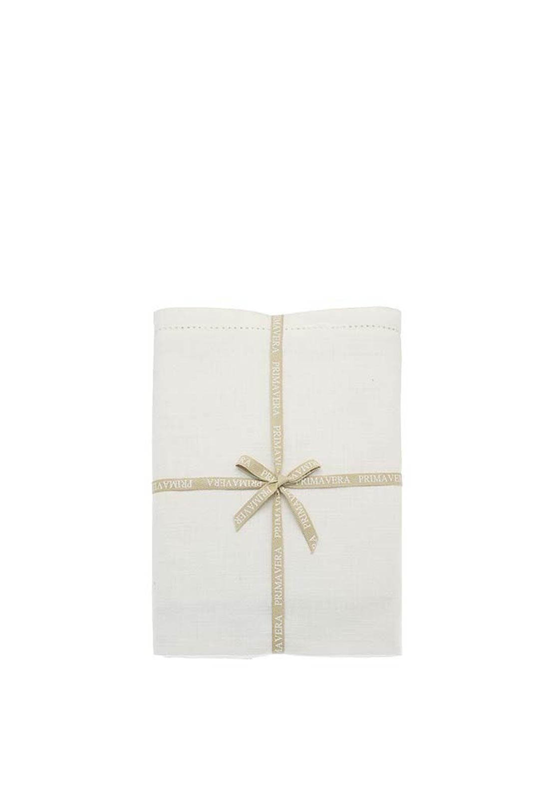 Walton & Co Primavera Round Tablecloth, Porcelain