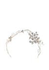 Little People Diamante Leaf Communion Hair Piece