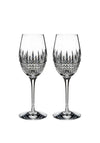 Waterford Crystal Lismore Diamond Wine Set of 2 Glasses