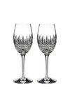 Waterford Crystal Lismore Diamond Wine Set of 2 Glasses