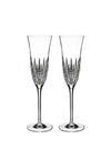 Waterford Crystal Lismore Diamond Essence Champagne Flute, Set of 2