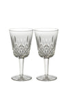 Waterford Crystal Lismore Goblet Pair