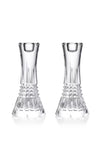 Waterford Crystal 17.5cm Lismore Diamond Candlestick, Set of Two