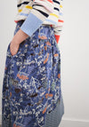 White Stuff Eta Skirt Navy Multi Print
