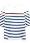 White Stuff Petunia Pocket T-Shirt Blue Striped