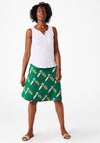 White Stuff Blossomed Reversible Skirt, Green