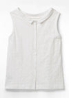 White Stuff Embroidered Petal Vest Top, White