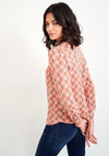 White Stuff Fenella Floral Jersey Shirt, Pink