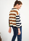 White Stuff Isabel Striped Jumper, Navy Multi