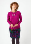 White Stuff Meadow Wool Blend Jumper, Purple