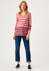 White Stuff Shoreline Striped Top, Pink