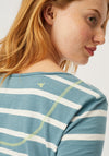 White Stuff Shoreline Striped Top, Blue
