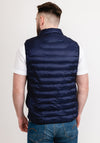 White Label Contrast Zip Gilet, Navy