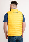 White Label Contrast Zip Gilet, Yellow