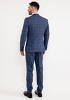 White Label Jasper Check Three Piece Suit, Blue