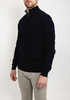 White Label Half Zip Sweater, Navy