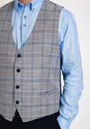 White Label Jasper Waistcoat, Grey & Navy