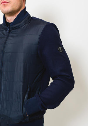 White Label Zip Up Casual Jacket, Navy